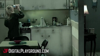 Digitalplayground - Riley Steele a óriási cickós világos szőke bige