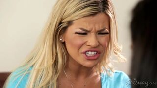 Abby Lee Latina és Adriana Sephora forró zsenge lezbi játékai